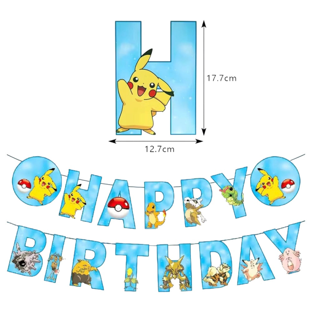 Guirlande Happy Birthday Pokémon