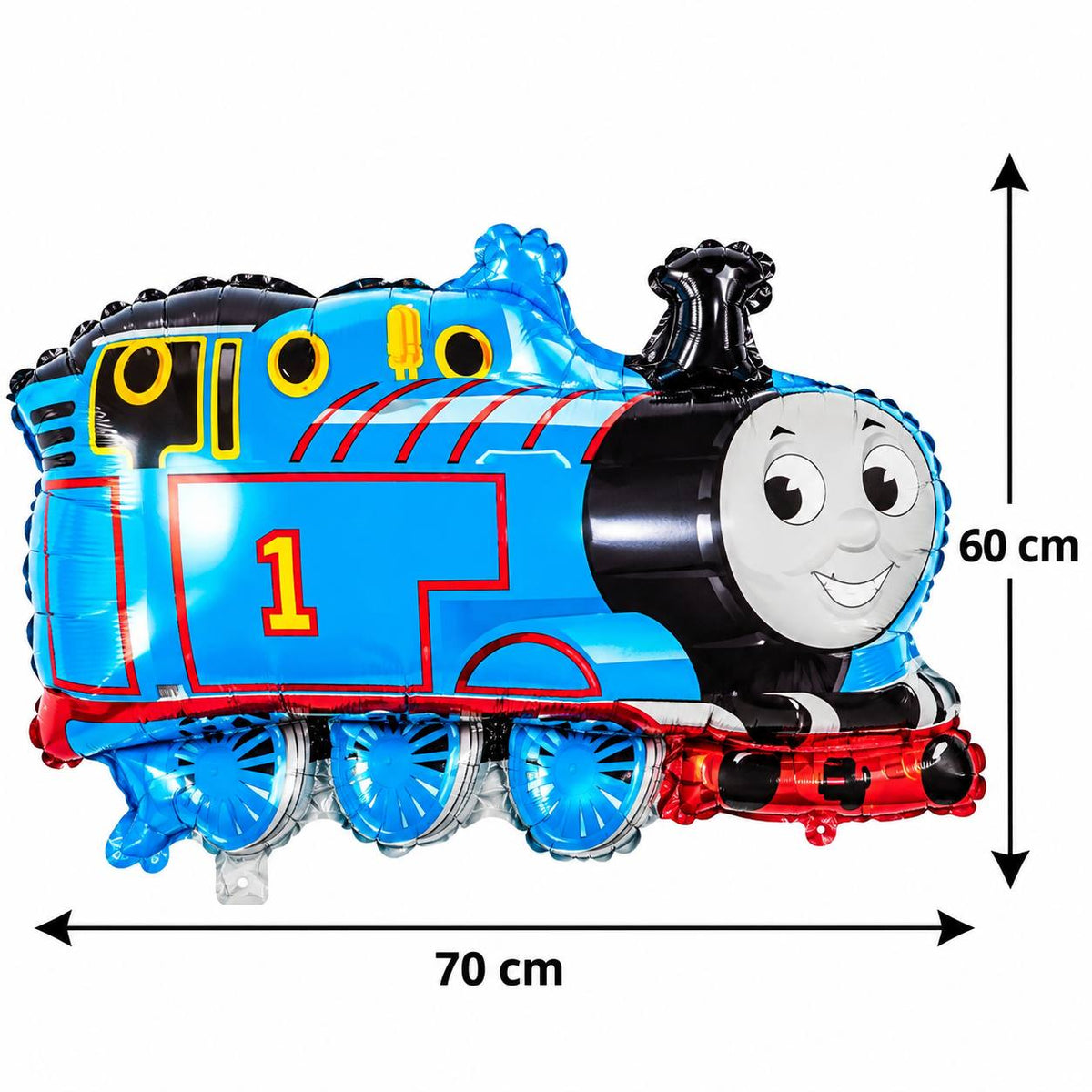 Ballon Train Bleu – Thème Locomotive