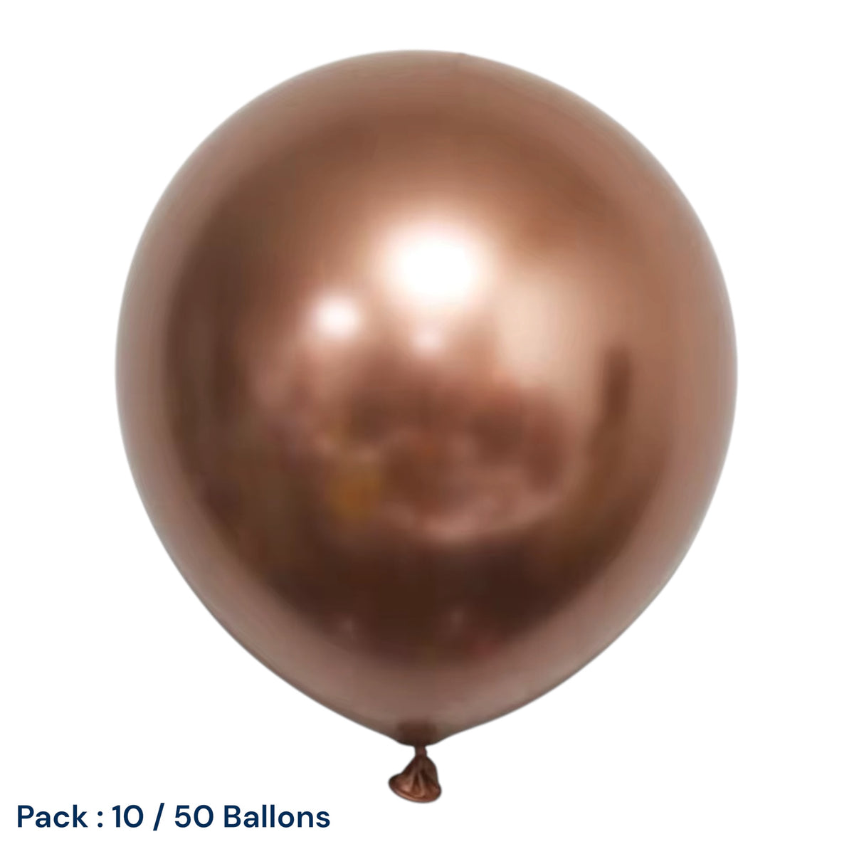 Pack Ballons Métallisé Bronze – Décoration Fête