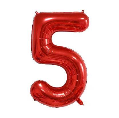 Ballons Chiffres Rouge – 40 Pouces