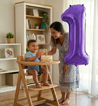 Ballons Chiffres Violet - 40 Pouces