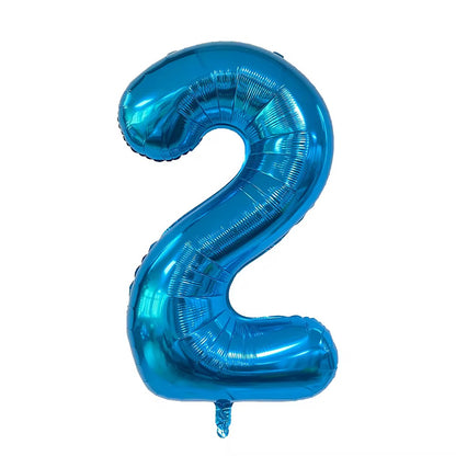 Ballons Chiffres Bleu - 16 Pouce