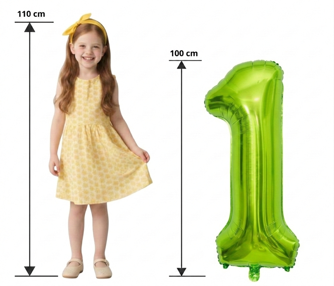Ballons Chiffres Vert – 40 Pouces