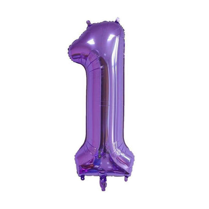 Ballons Chiffres Violet - 40 Pouces