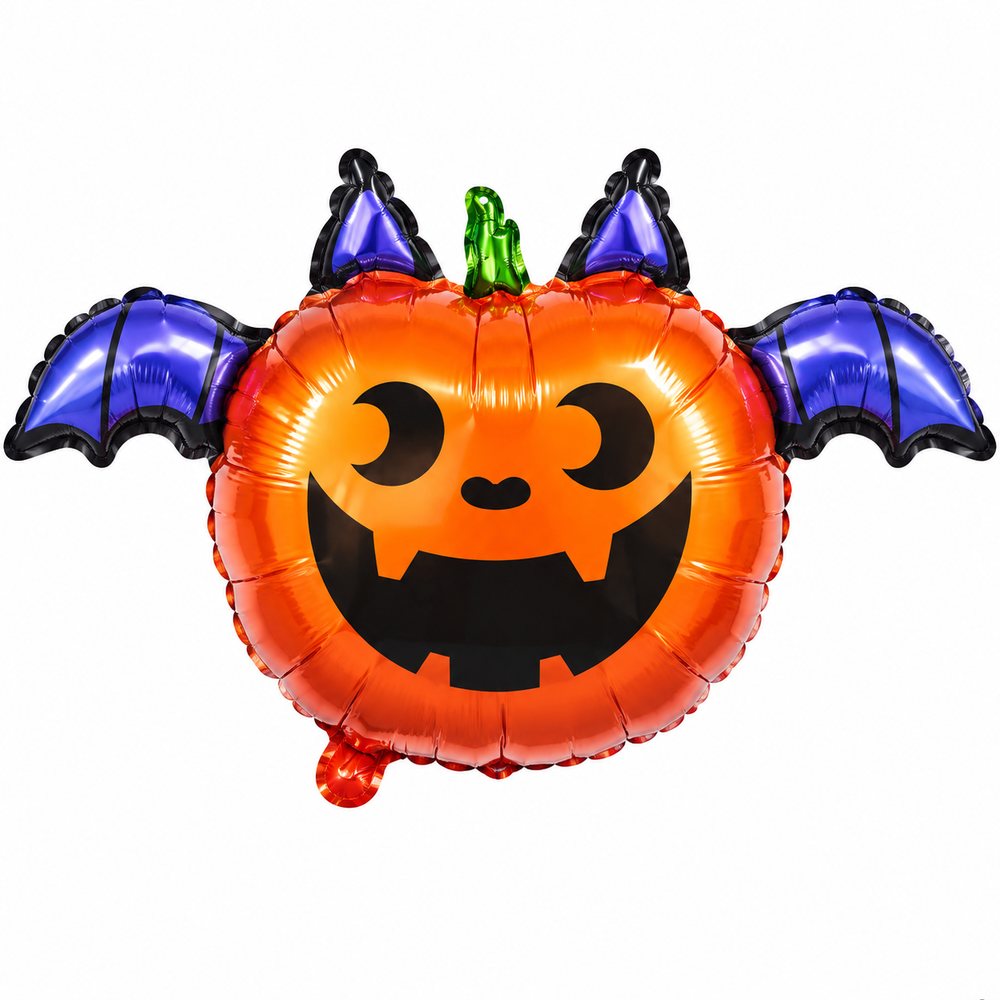 Ballon citrouille chauve-souris Halloween
