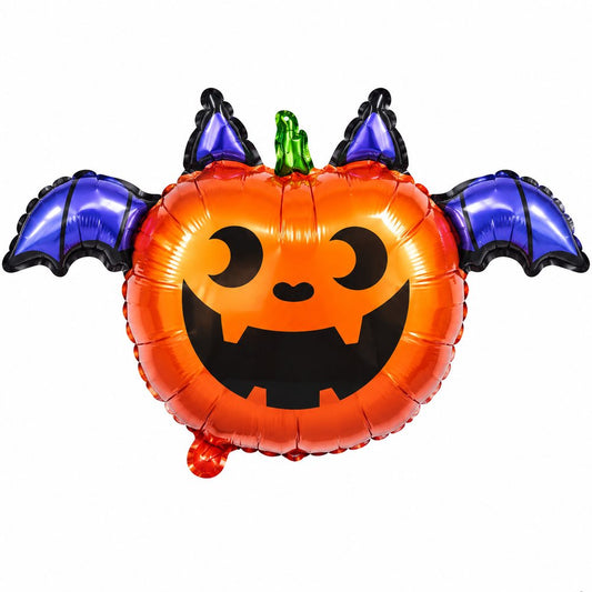 Ballon citrouille chauve-souris Halloween