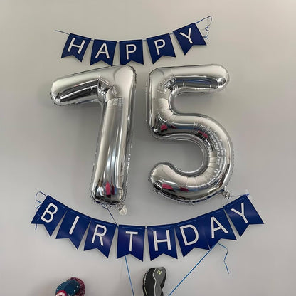 Ballons Chiffres Argenté – 40 Pouces