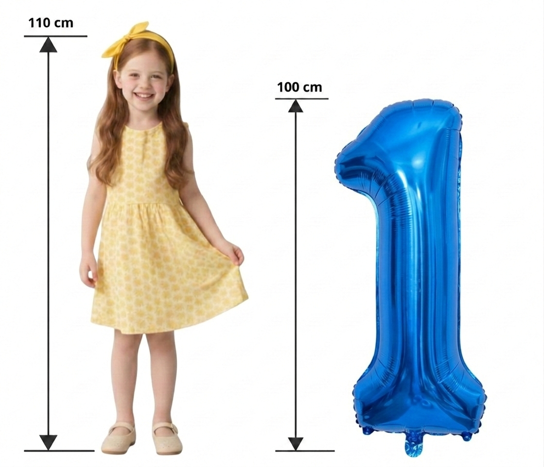 Ballons Chiffres Bleu – 40 Pouces