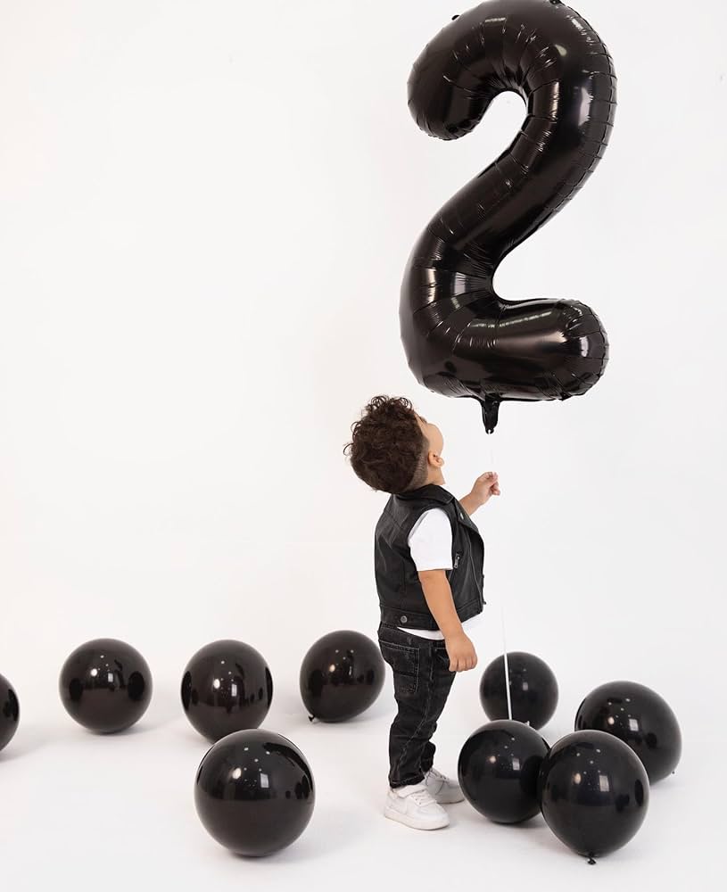 Ballons Chiffres Noir – 40 Pouces