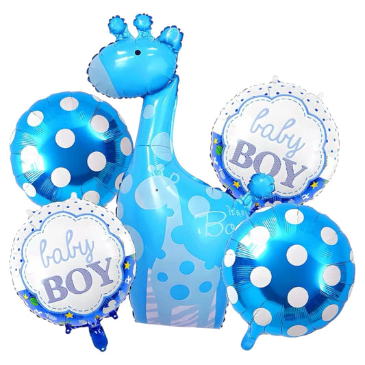 Kit Ballons Baby Girl – Girafe Bleu