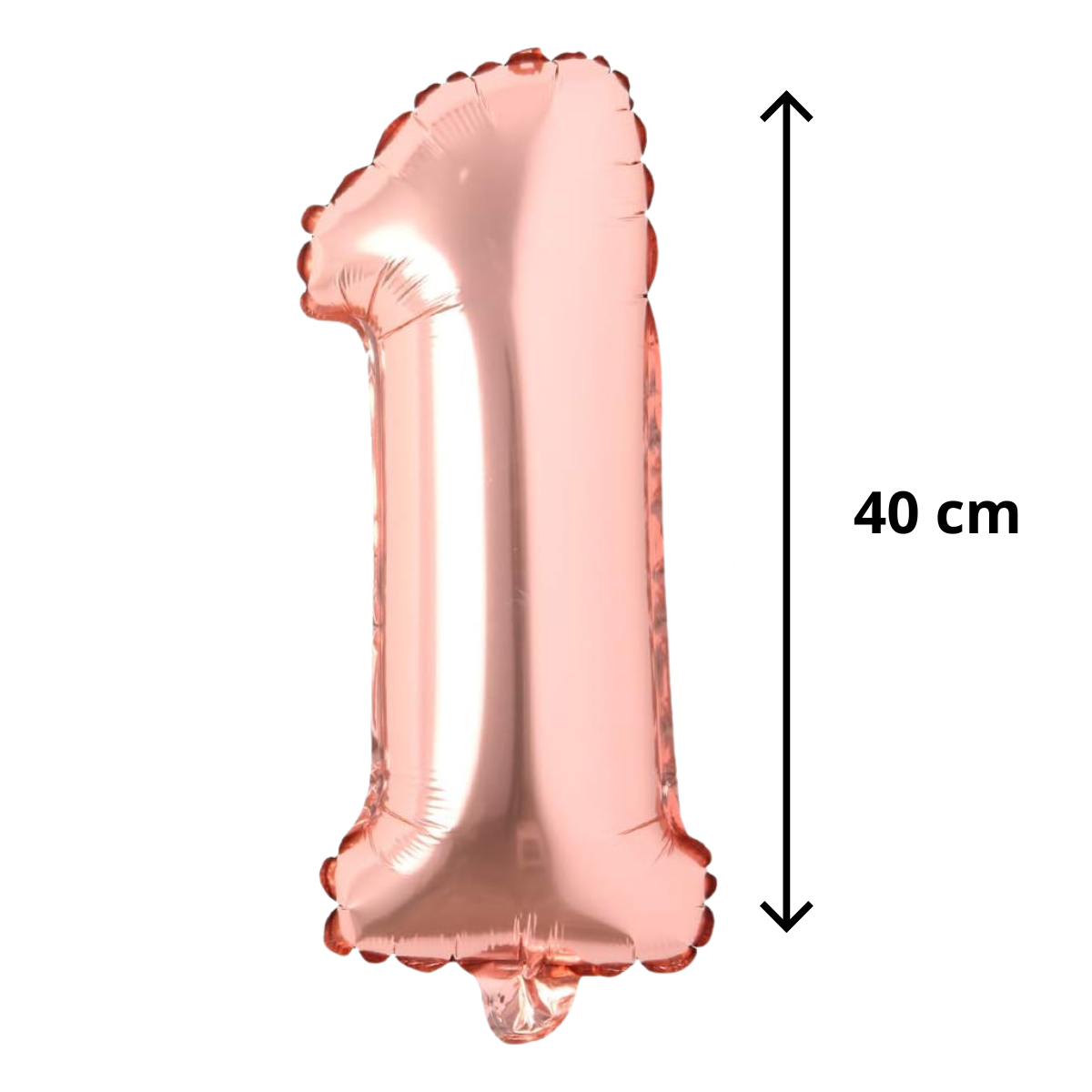 Ballons Chiffres Rose Gold - 16 Pouces