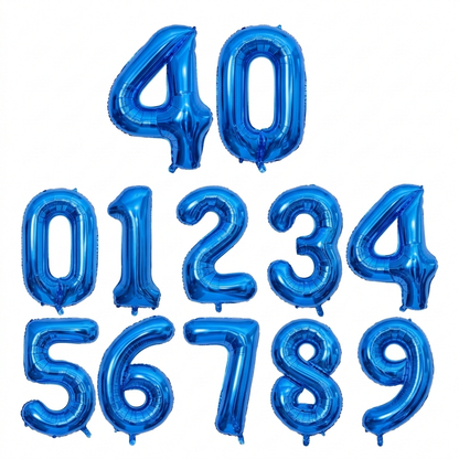 Ballons Chiffres Bleu – 40 Pouces