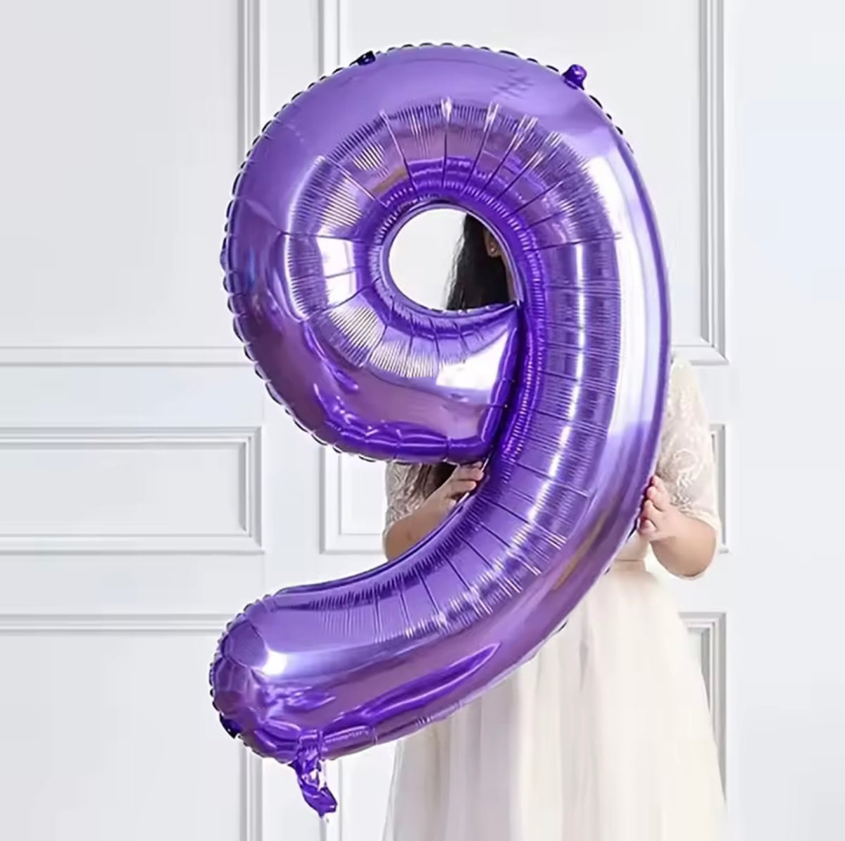 Ballons Chiffres Violet - 40 Pouces