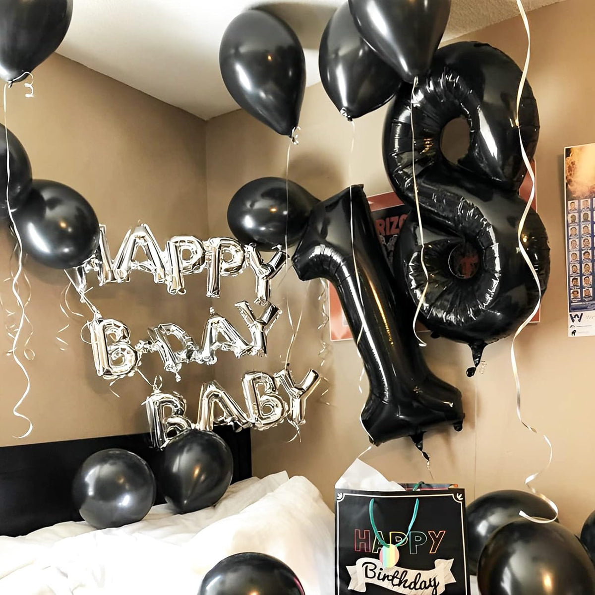 Ballons Chiffres Noir – 40 Pouces