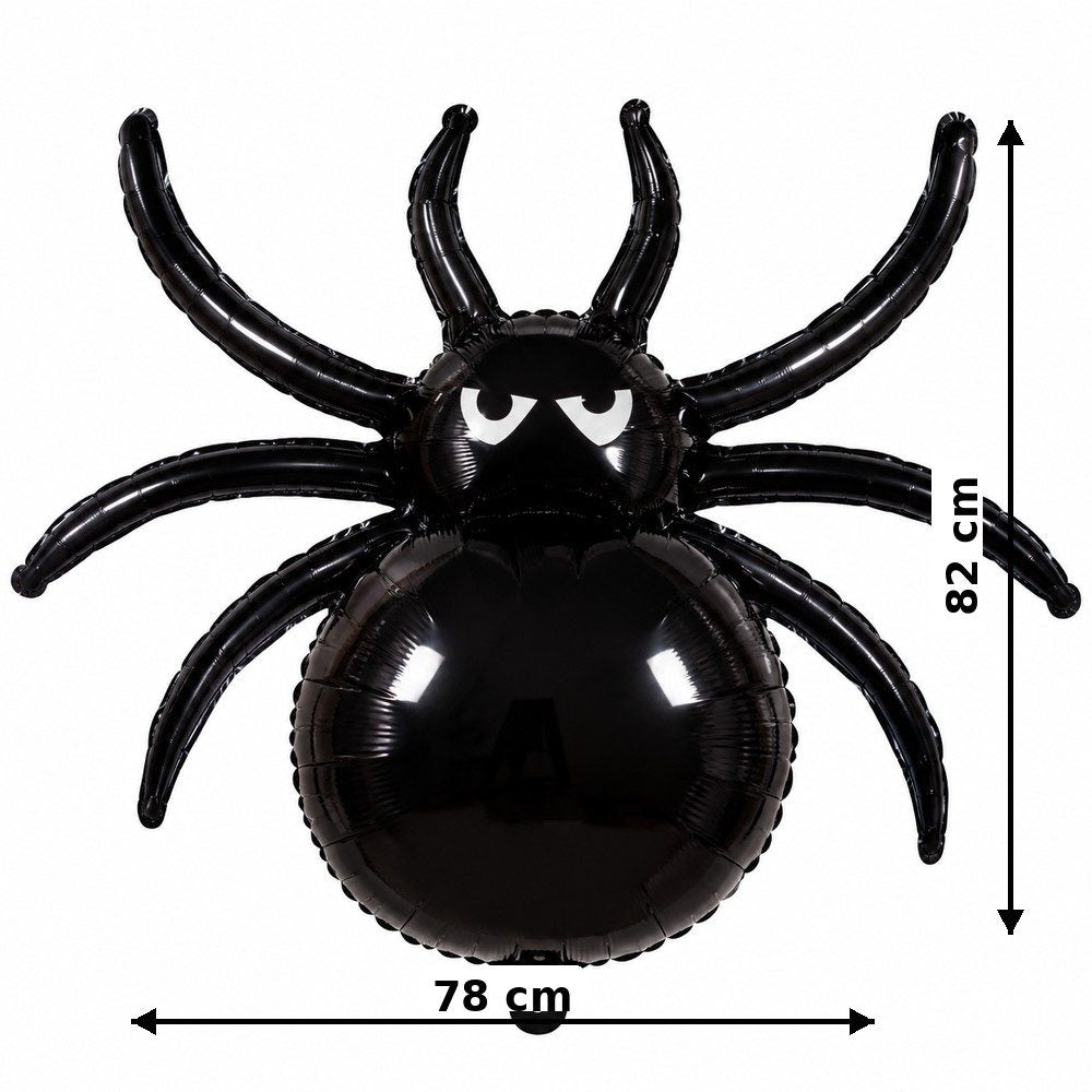 Ballon araignée Halloween – Noir