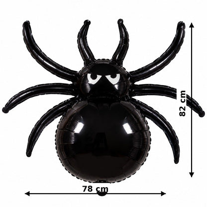 Ballon araignée Halloween – Noir