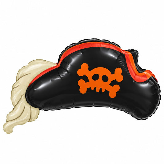 Ballon aluminium chapeau pirate