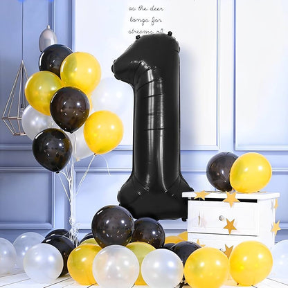 Ballons Chiffres Noir – 40 Pouces