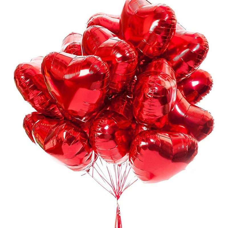 Ballon Cœur Rouge - 18 pouce