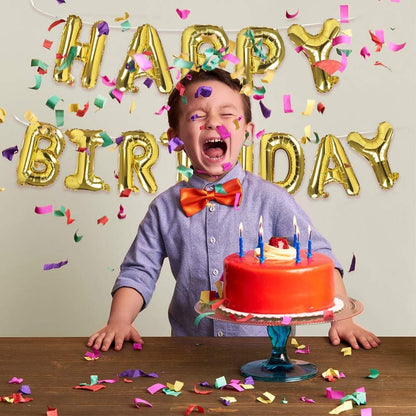 Kit Ballons Happy Birthday Doré