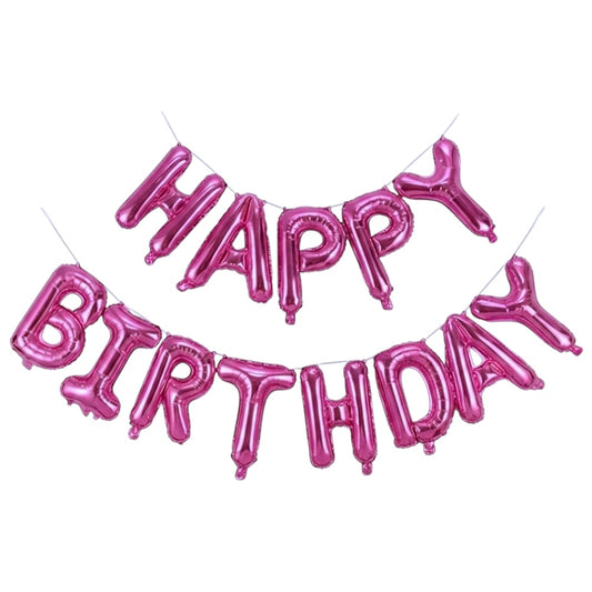 Kit Ballons Happy Birthday Rose