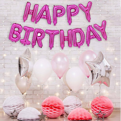 Kit Ballons Happy Birthday Rose