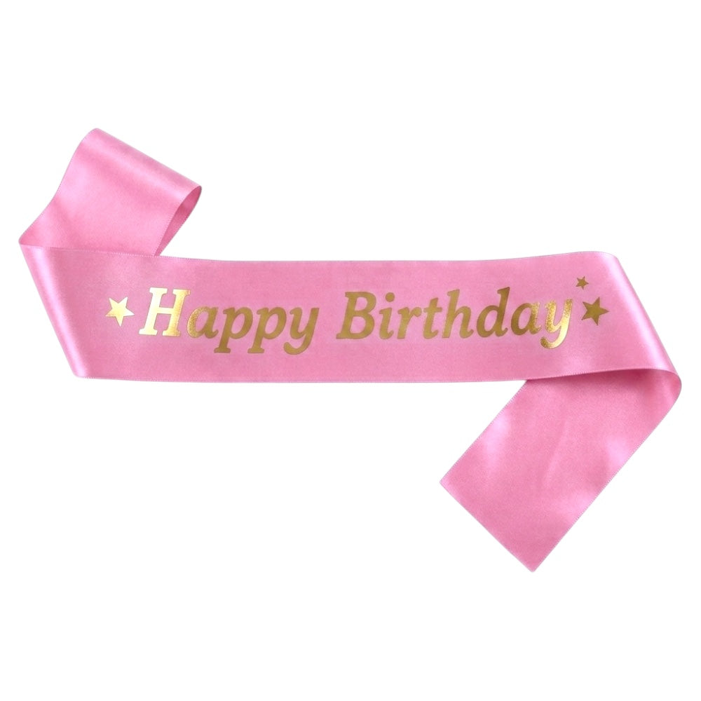 Écharpe Happy Birthday - Rose