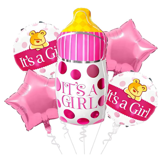Kit Ballons It’s a Girl – Biberon Rose