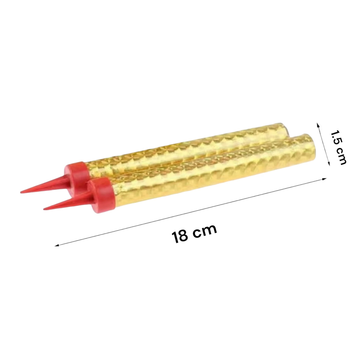 Bougies Fontaines Scintillantes pour Gâteau – Multicolores (18 cm)
