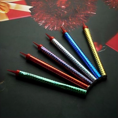 Bougies Fontaines Scintillantes pour Gâteau – Multicolores (18 cm)