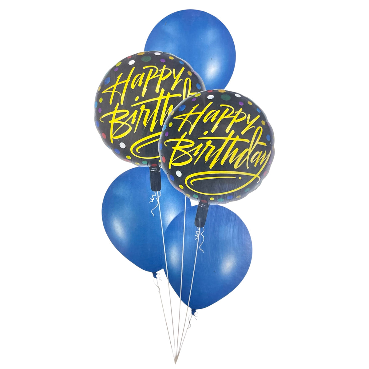Kit Ballons Happy Birthday – Bleu