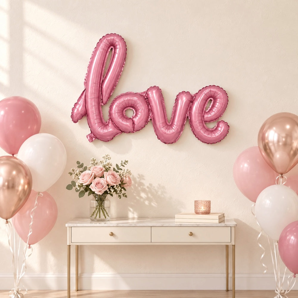Ballon Love Rose