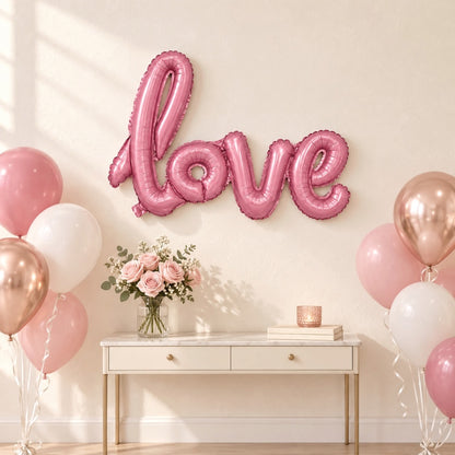 Ballon Love Rose
