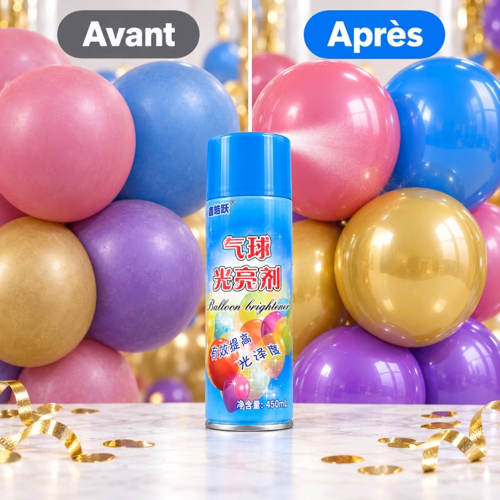 Spray Brillant pour Ballons
