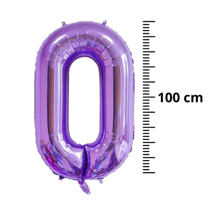 Ballons Chiffres Violet - 40 Pouces