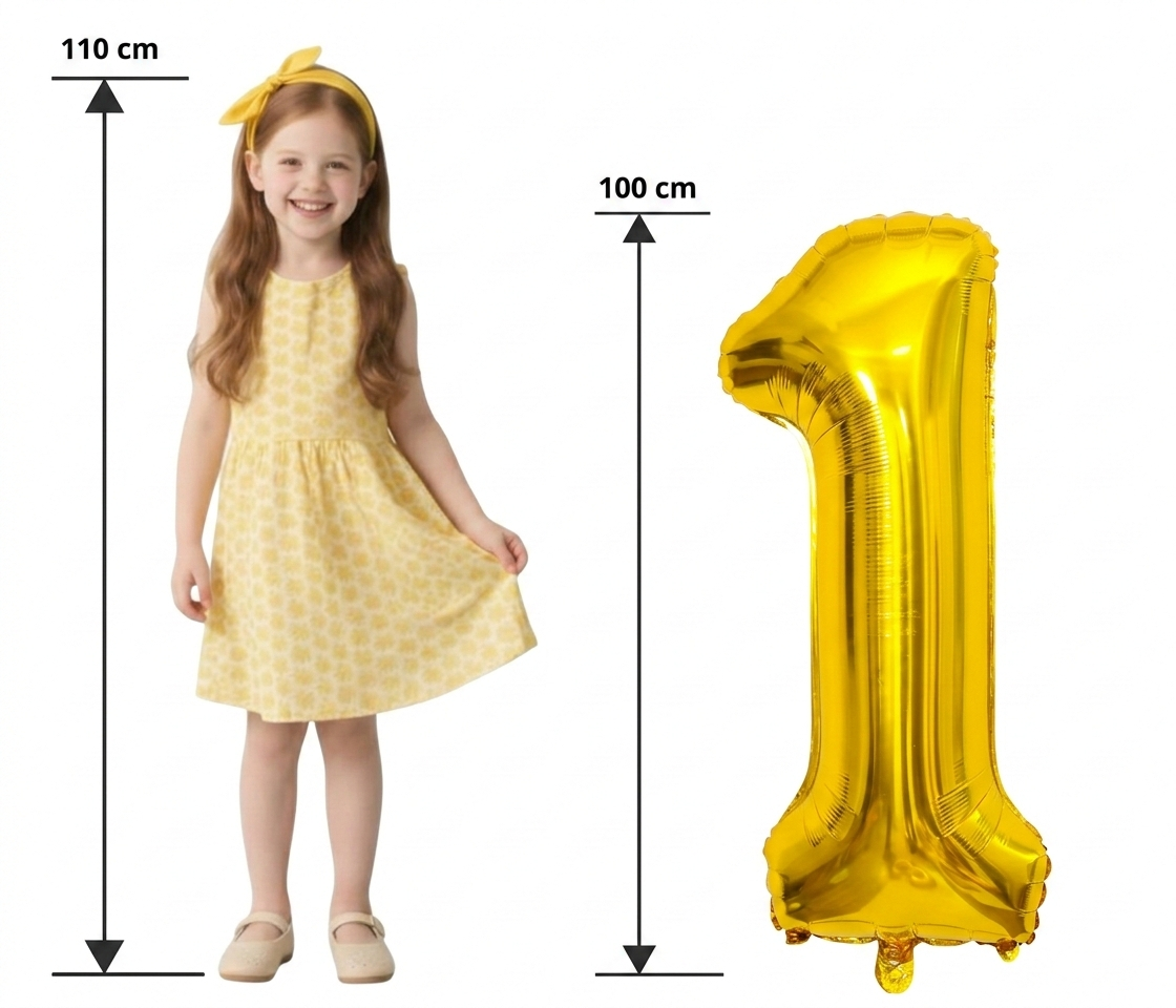 Ballons Chiffres Doré – 40 Pouces