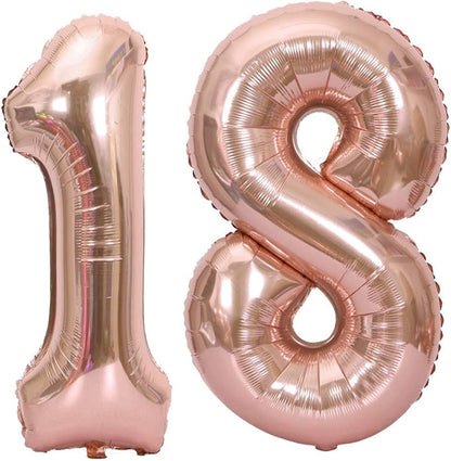 Ballons Chiffres Rose Gold – 40 Pouces