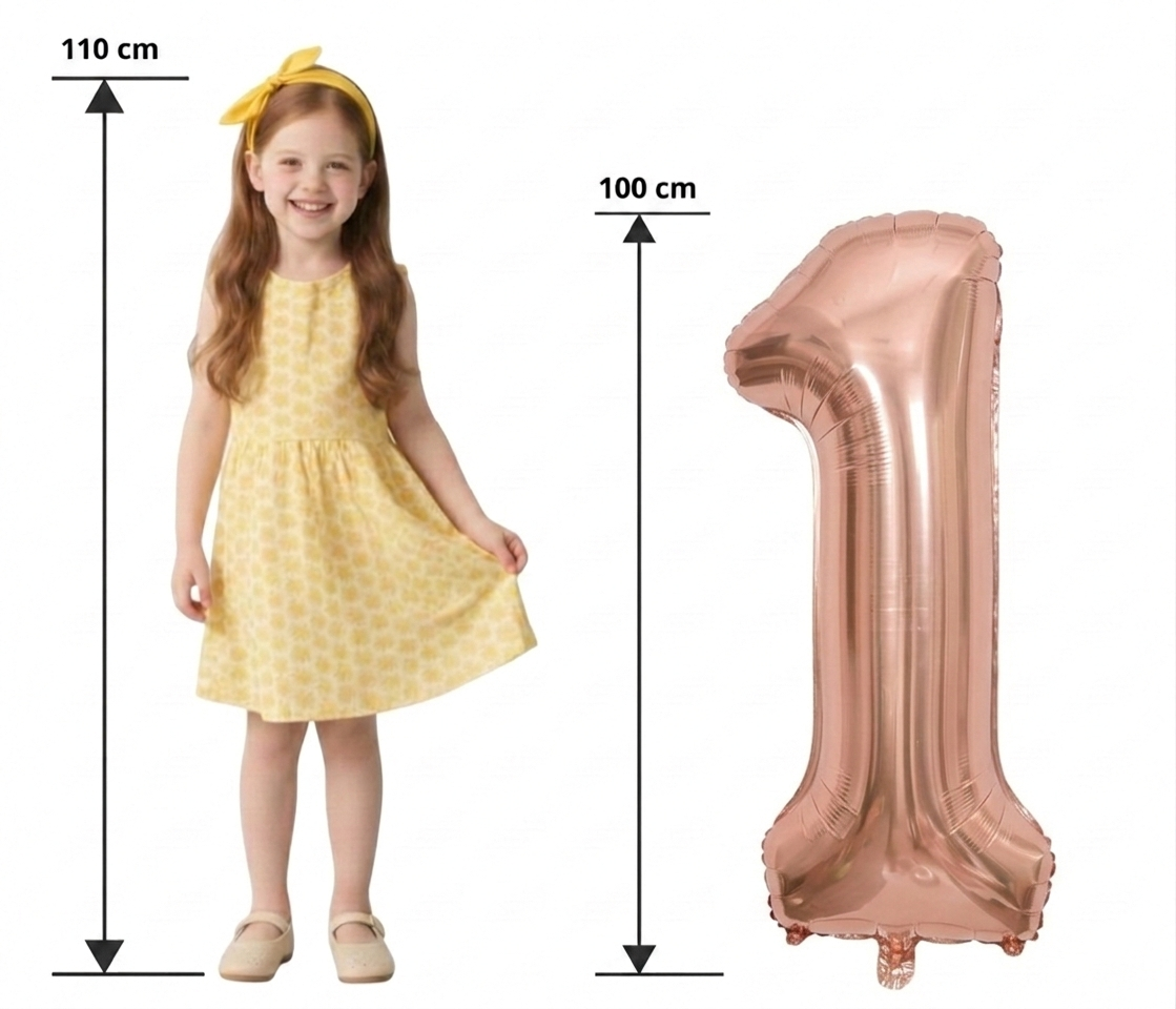 Ballons Chiffres Rose Gold – 40 Pouces