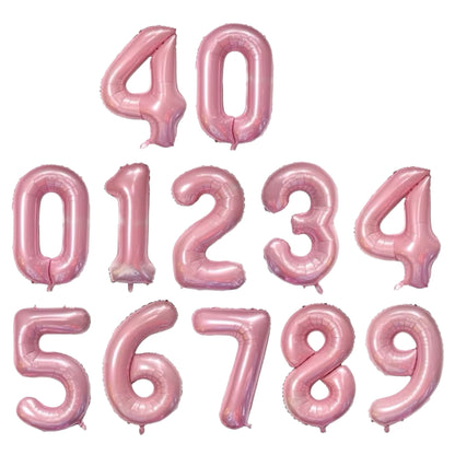 Ballons Chiffres Rose – 40 Pouces