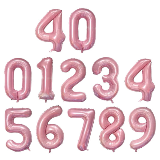 Ballons Chiffres Rose – 40 Pouces