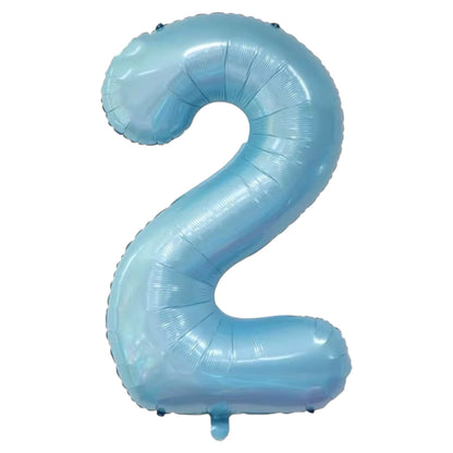 Ballons Chiffres Bleu Ciel – 40 Pouces