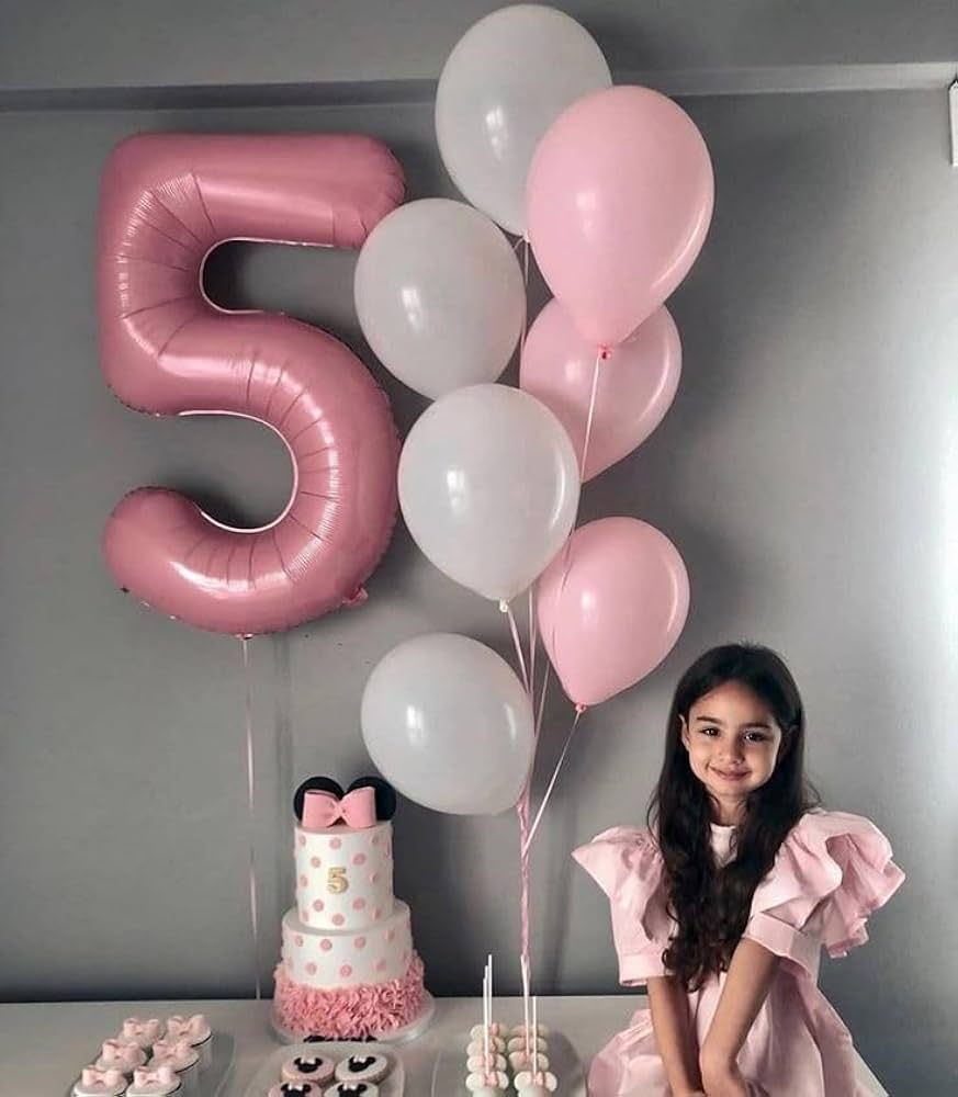 Ballons Chiffres Rose – 40 Pouces