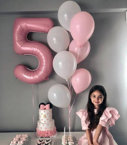 Ballons Chiffres Rose – 40 Pouces