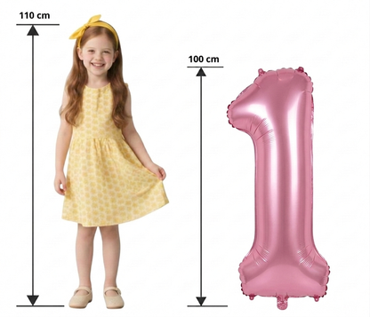 Ballons Chiffres Rose – 40 Pouces