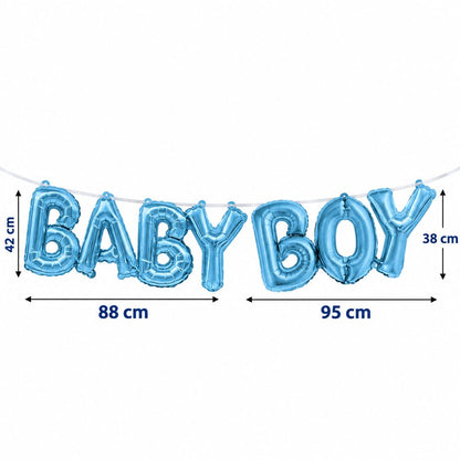 Guirlande Ballons Baby Boy – Bleu