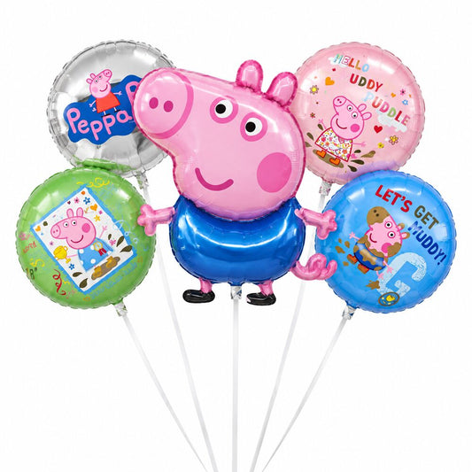 Pack de 5 Ballons Peppa Pig
