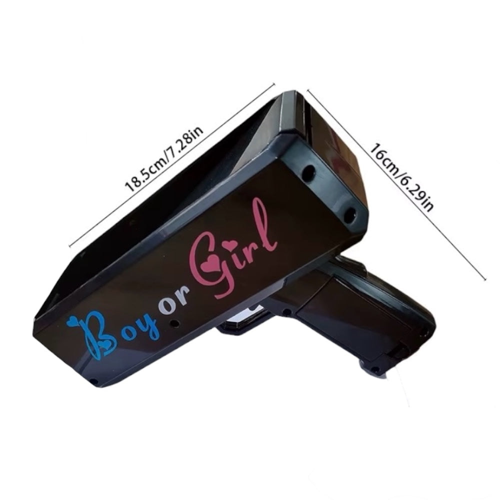 Pistolet Lanceur de Papiers Gender Reveal
