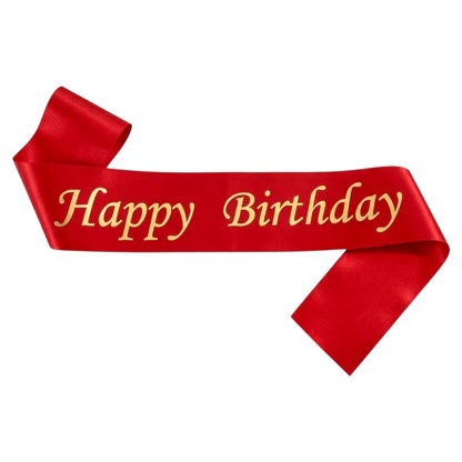 Écharpe Happy Birthday - Rouge