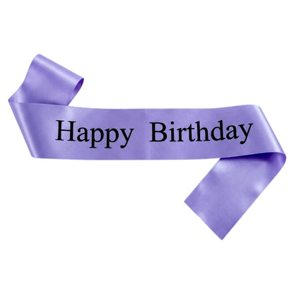 Écharpe Happy Birthday - Violet