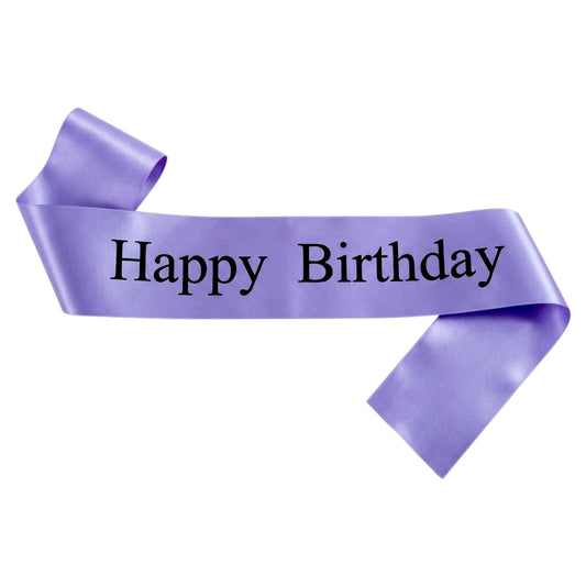 Écharpe Happy Birthday - Violet